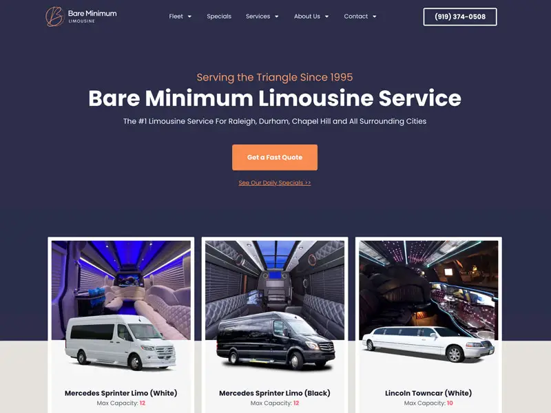 bare minimum limo screenshot